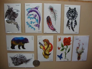 Temporary Tattoos 19 types to choose from Kid to Adult BRAND NEW - Picture 1 of 8
