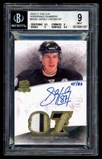 2010-11 UD The Cup SIDNEY CROSBY #45/87 Honorable Numbers Patch Auto BGS 9/10!