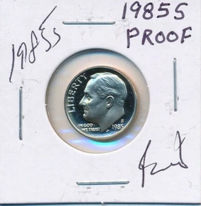 1985 S U.S. ROOSEVELT DIME TEN CENT PROOF BU COIN WORTH GETTING GRADED L@@K! - Picture 1 of 2