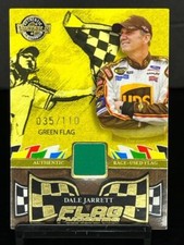 DALE JARRETT 35/110 RACE USED GREEN FLAG PATCH SP 2006 WHEELS FLAG CHASERS