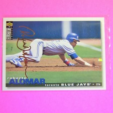 1995 Collector's Choice GOLD SIGNATURE #140 Roberto Alomar - NM-MT