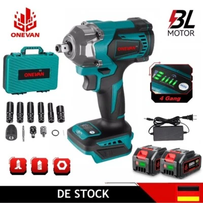 1200Nm Akku Schlagschrauber Elektrischer Kfz Drehschlagschrauber Reifenwechse - Bild 1 von 4