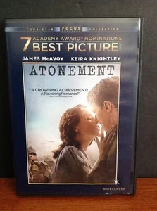 Atonement DVD (Widescreen Edition) James McAvoy Keira Knightley - Picture 1 of 2