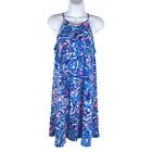Lilly Pulitzer Margot Swing Dress Xs Royal Purple Party Wave Sleeveless Dr-1215