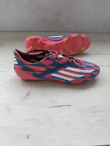 Adidas F50 Adizero FG Pink Football Cleats Rare Soccer Boots US10 UK9 1/2 EUR44 - Picture 1 of 15