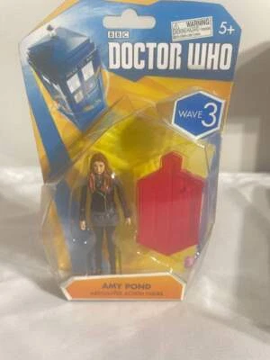 BBC DOCTOR WHO -AMY POND ARTICULATED FIGURE WAVE 3 NEW IN PACKAGE !! - Image 1 of 3
