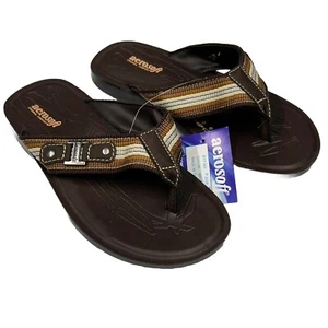 Tanga Fitflop marrón Aerosoft P2008 talla 7 LEER NUEVO CON ETIQUETAS - Imagen 1 de 13