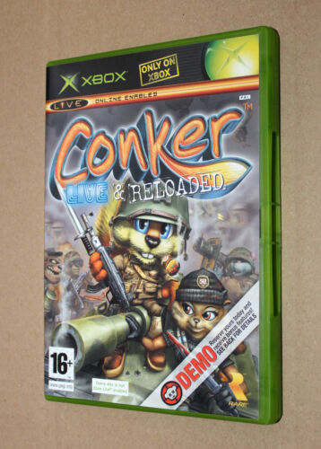 Conker Live & Reloaded disco demo pre-ordine versione Xbox Pal