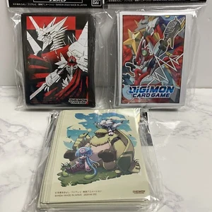 Digimon Card Sleeves 2022 Official 60sheets × 3packs Carddass Official Japan - Picture 1 of 11