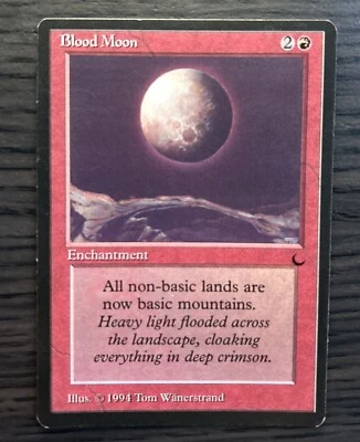 Magic The Gathering MTG - The Dark - Blood Moon LP - Image 1 of 2