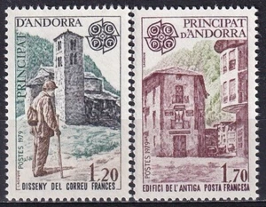 French Andorra 1979 Yvert #276/77 Europe CEPT MNH VF - Picture 1 of 1