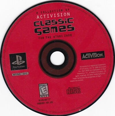 Activision Classics (Sony PlayStation 1, 1998) *NO MANUAL* - Image 1 of 2
