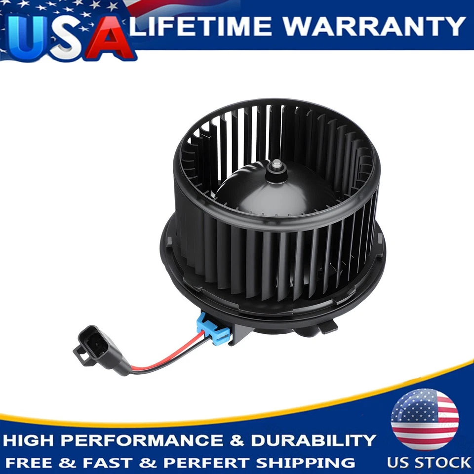 HAVC Heater Blower Motor w/Fan for Chevy Silverado 1500/2500/3500 GMC Sierra Foto 1 de 4