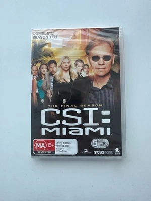 Csi-Miami Final Season 10 (DVD, 2012) - Brand New & Sealed - Free Postage - image 1 of 2