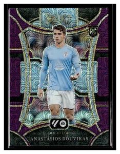 2023-24 Panini Select La Liga #158 Anastasios Douvikas Purple Mojo - Picture 1 of 2