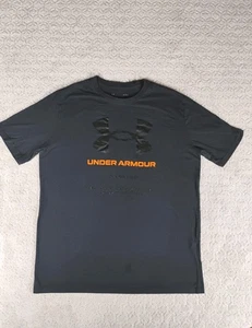 Under Armour HeatGear Loose Short Sleeve T-Shirt Mens Large L Black - Picture 1 of 7