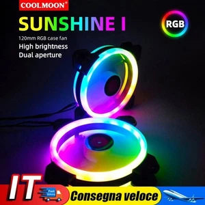 Ventola di raffreddamento silenziosa per custodia per PC desktop piccola a 6 pin - Afbeelding 1 van 12