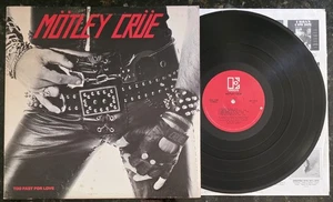 Motley Crue Too Fast For Love 1982 Elektra 60174 Vinyl LP Vintage Record - Picture 1 of 8