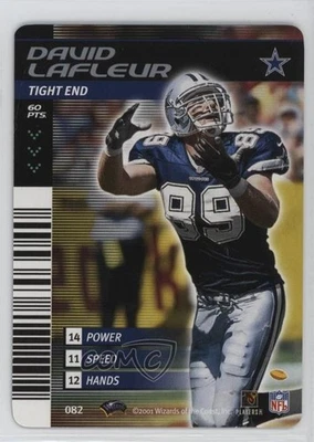 2001-02 NFL Showdown 1st & Goal David LaFleur #082 - Image 1 of 2