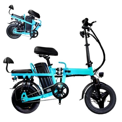 Bicicleta Eléctrica de Viaje A9 48V 500W con Neumático de 14" Varios Colores Foto 1 de 4