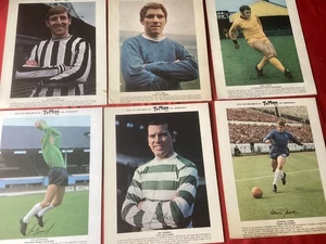 Typhoo Tea 6 football cards of 60s legends in good condition - Picture 1 of 7