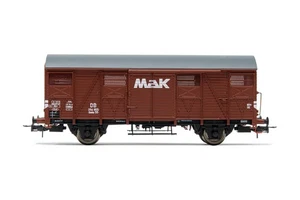 RIVAROSSI escala H0 HR6480 vagón de mercancías cubierto Gmhs 55 "MaK", DB, Ep.III, embalaje original - Imagen 1 de 4