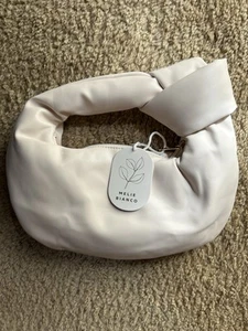 NWT Melie Bianco Vegan Leather Padded Hand Bag (does have pen marks) - Picture 1 of 7