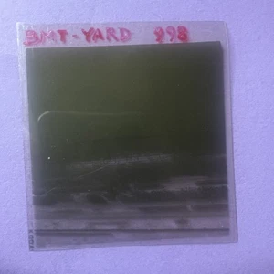 Vintage NYC BMT Subway Yard 35mm Slide Photo “BMT-YARD 998” Transit Train - Picture 1 of 3