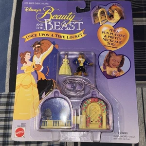 Mattel 66409 Disney's Beauty And The Beast Once Upon A Time Locket 66412 NIB - Picture 1 of 3