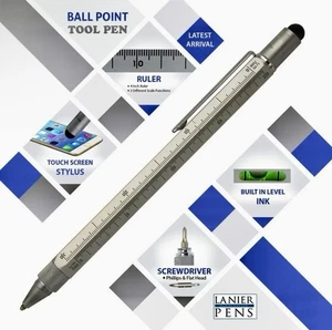 Monteverde USA One Touch Tool Pen, Ballpoint Pen, Silver (MV35211) - Picture 1 of 1