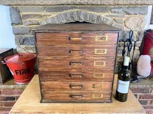 Bank of Drawers, Apothecary, Collectors, Haberdashery, Industrial, Scratch Built - Zdjęcie 1 z 6