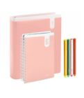 Poppin Standard 1" 3-Ring Binder with Planner and Highlighters, Blush