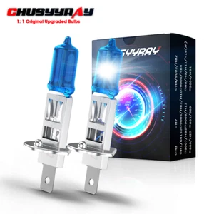 H1 6000K Super Bright White 40000LM CSP LED Headlight Bulb Kit Hi Low Beam DRL - Picture 1 of 9