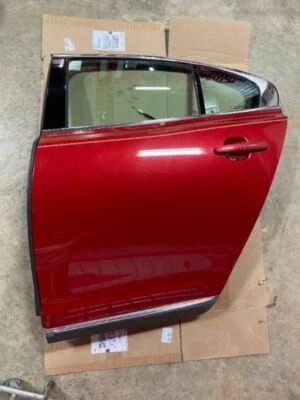 09 10 11 12 13 14 15 16 LINCOLN MKS LEFT REAR PASSENGER DOOR SANGRIA RED BS-62 - Image 1 of 4