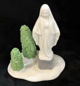Lemax Porcelain Ceramic Rare Virgin Mary Blessed Statue Figure Figurine 4.5 Inch - Picture 1 of 5
