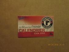 QMJHL Quebec Remparts Vintage Circa 2004-2005 Logo Hockey Pocket Schedule