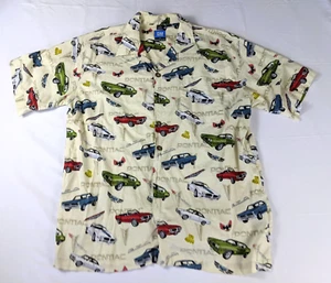GM David Carey Shirt Men's XL Pontiac All Over Print - Picture 1 of 6