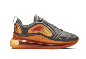 Nike Air Max 720 ‘Black Fuel Orange’ Size 6.5Y / Women’s 8 AQ3196-004 - Picture 1 of 13
