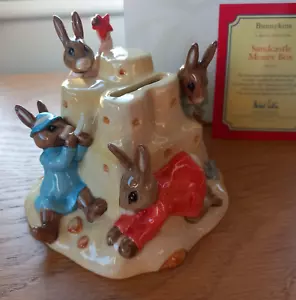 Royal Doulton Sandcastle Money Box DB228 Certificate, Limited Edition & Boxed - Picture 1 of 11