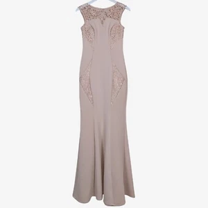 LIPSY x Michelle Keegan : Nude Lace Top Maxi Dress : UK10 : WAS: £129!! - Picture 1 of 3