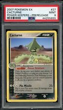 Pokémon Cacturne EX Power Keepers PRE-RELEASE STAMPED Promo 27/108 PSA 9 MINT