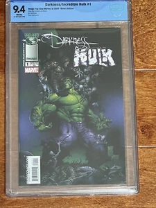 The Darkness Hulk #1 CBCS 9.4 Top Cow Image Marvel 2004 Dealer Incentive Rare - Picture 1 of 5