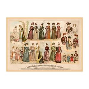 Decorazione moda donna arte da parete, antica azienda di macchine da cucire, stampa 7" x 10" - Foto 1 di 1