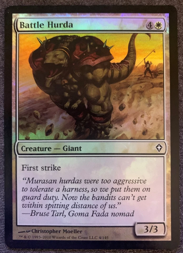 1x MTG Worldwake - Battle Hurda  - Eng - Foil Magic the Gathering - Image 1 of 1