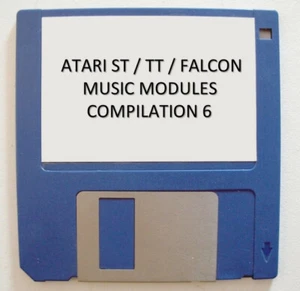 ATARI STE/ TT / FALCON Music Modules Compilation n°6 Soundtrack Protracker .MOD - Photo 1/2