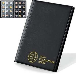 60 Pockets Coin Collection Holder Album Book Supplies Holders for Collectors - Picture 1 of 6