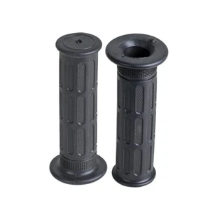 7/8'' Black Soft Rubber Universal Handlebar Hand Grips For ATV Quad Thumb -/ - Picture 1 of 6