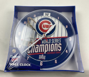 Chicago Cubs World Series Champions 2016 Wall Clock by WinCraft MLB MEMORABILIA 