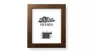 US Kunst Rahmen 1" flach dunkle Bronze MDF Wanddeko Bild Poster Rahmen - Bild 1 von 9