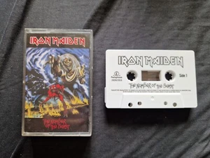 IRON MAIDEN - THE NUMBER OF THE BEAST Vintage Cassette Album - Picture 1 of 3